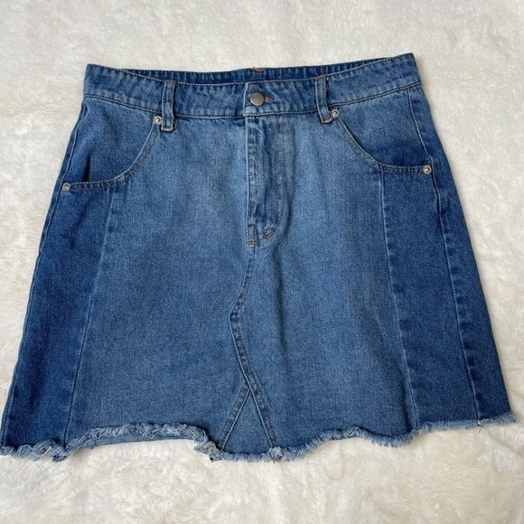 Altar’d State Jean skirt - Picture 2 of 10
